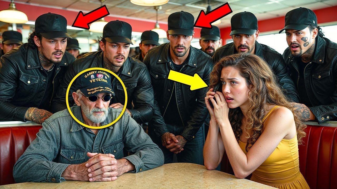 Bikers Target A Blind Veteran's Daughter At A Diner, Until She Makes ...