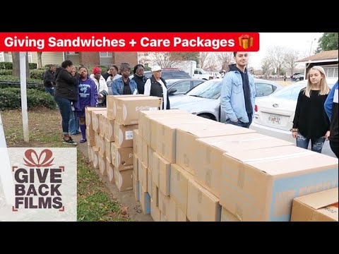 Sandwiches + Care Packages for Those in Need 🎁