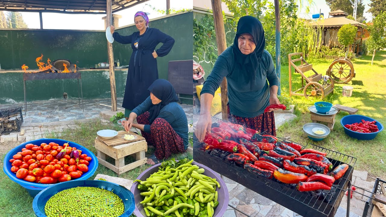 EN ÇOK SORULAN EN LEZZETLİ TURŞU YAPIMI 👍 GELİN KAYINVALİDE KÖY YAŞAMI VLOG