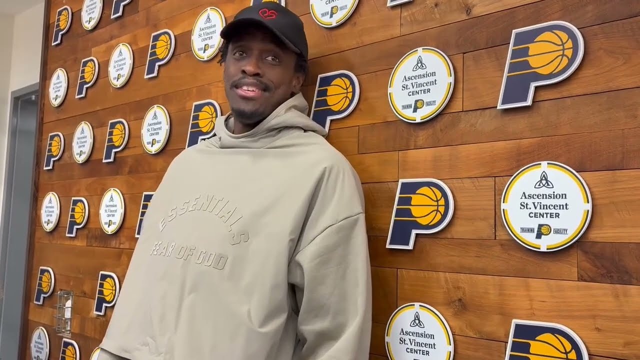 Rick Carlisle, Jalen Slawson, and Pascal Siakam speak to reporters after Indiana Pacers practice