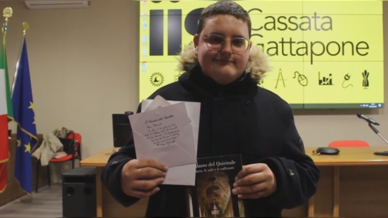 Mattarella scrive a uno studente di Gubbio