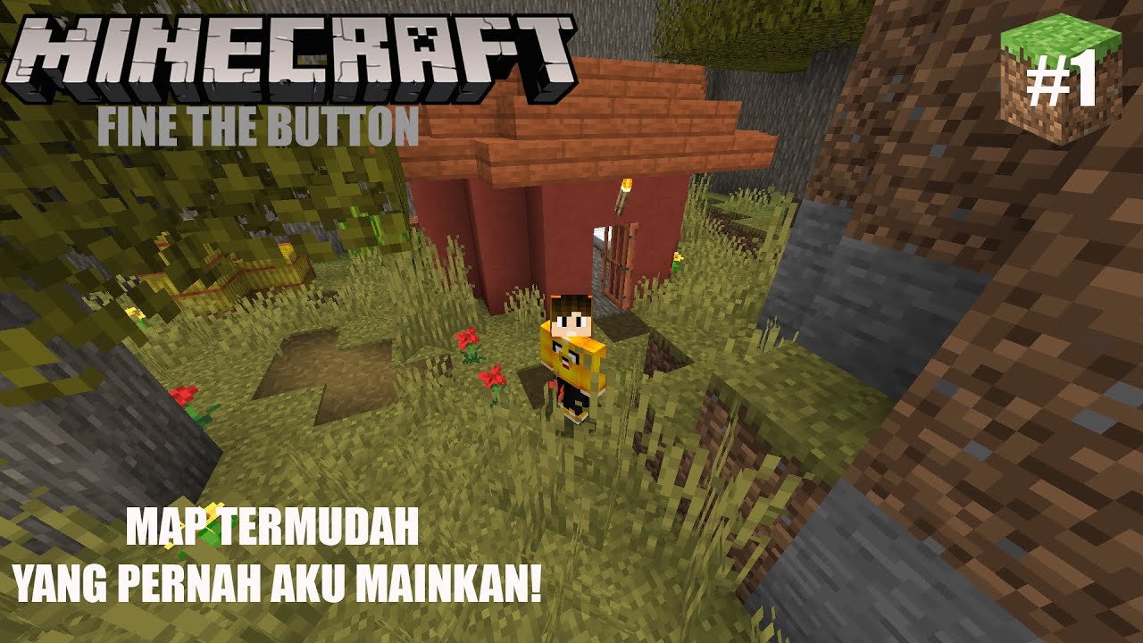 AKU MAIN MAP FIND THE BUTTON LAGI, MINECRAFT MINIGAMES #3 - YouTube