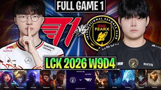 T1 vs BFX GAME 1 LCK 2026 W9D4 | FULL GAME | T1 vs BNK FEARX G1 LCK 2026 screenshot 4