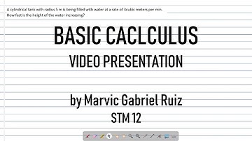 Basic Calculus (Optimization Problem #4 & Related Rates Problem #2)