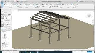 Drawing a Steel Skeleton Frame Building in Revit - Part 1