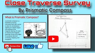 Prismatic Compass :- Drawing and Calculation (5th Sem)||By-Sagarika Nag #geography