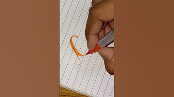 "C" writing in Calligraphy  #shorts #calligraphy #youtubeshorts #trending #trend