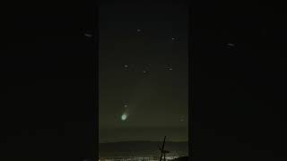 夜景とレモン彗星(C/2025A6 Lemmon) 2025/10/23 #リアルタイム星空動画 #レモン彗星 #c2025a6