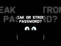 Weak or strong password strength checker. ❤️ #javascript#webdevelopment#coding#frontend#programming