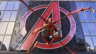 MCU Iron Spider Gameplay | Marvel's SpiderMan 2