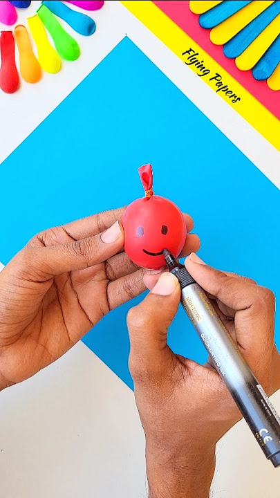 Magic Balloon pop , how to make self blowing balloon , vinegar bakingsoda balloon experiment