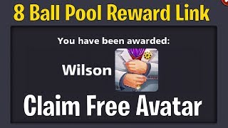 8 Ball Pool Free Wilson Avatar Reward Link Today screenshot 3