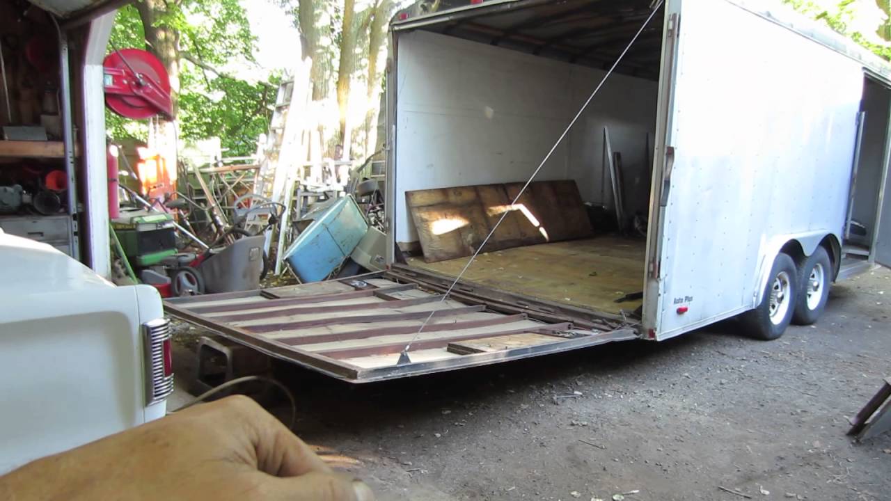 Class a customs 45 cargo trailer cambar cam bar for folding ramp door. 