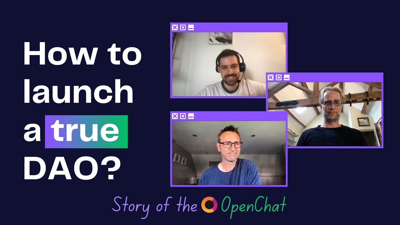 How to launch a true DAO? ft. Openchat