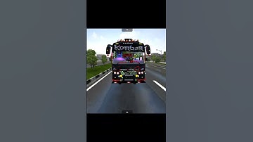 Komban Dawood  Adholokham Kerala Bus Mod In Bus Simulator Indonesia - Bussid Bus Mod - Bussid Shorts