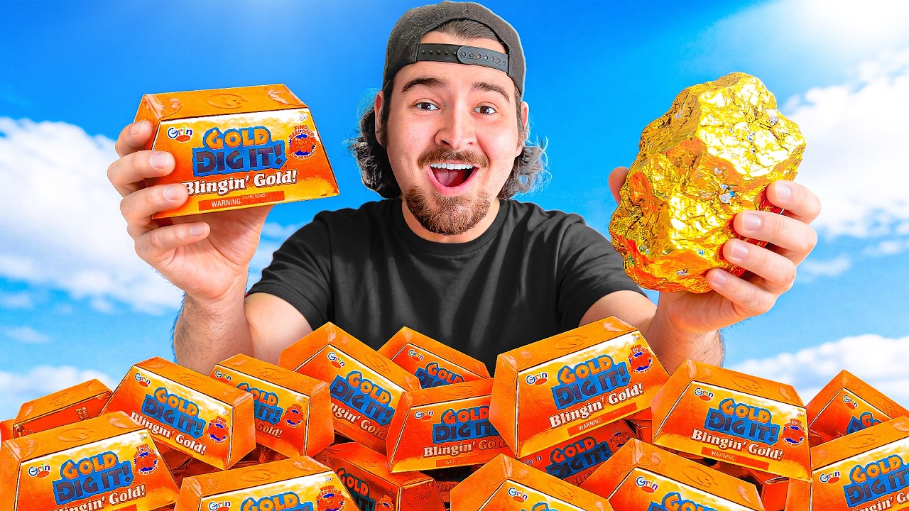 Opening Mystery Toys Until I Find Real Gold!
