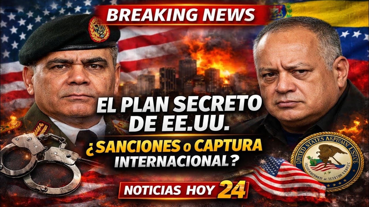 EL PLAN SECRETO DE EE.UU contra Padrino López y Diosdado Cabello ¿Sanciones o Captura Internacional?