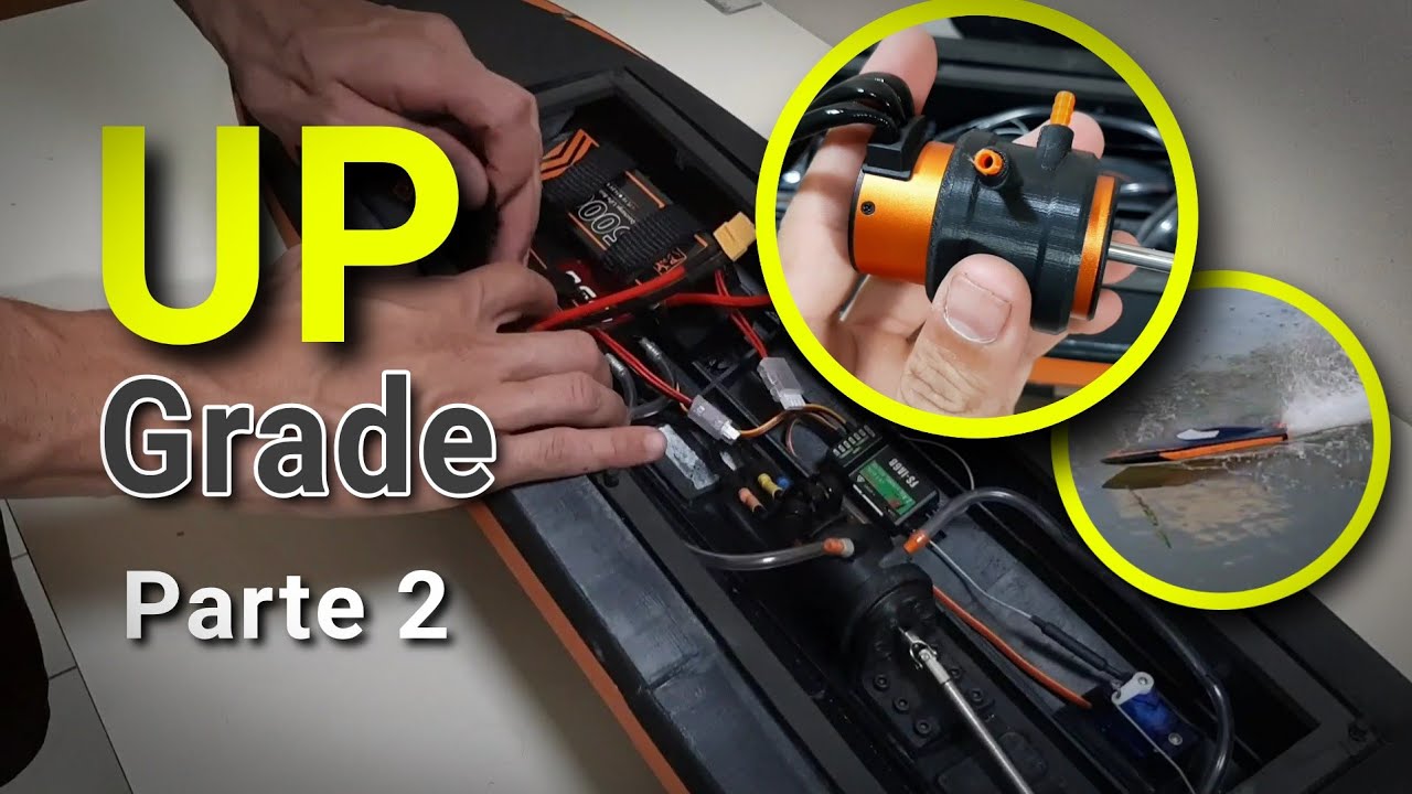 Barco de controle remoto UP grade parte 2
