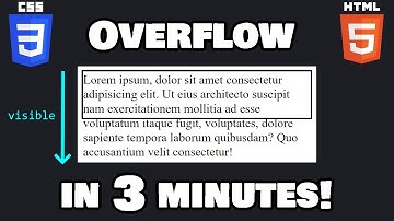 Learn CSS overflow in 3 minutes! 🌊