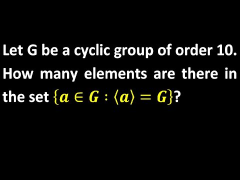 number of generators