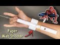 How to make spiderman web shooter with paper  marvel toy making  paper gun  paper craft 