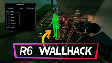 ⛊ Using R6 WALLHACK Cheat | BEST Rainbow Six Siege Free Legit Cheat in 2024 (UD)