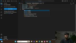 Membuat biodata menggunakan bahasa python di visual studio code #cafeIT