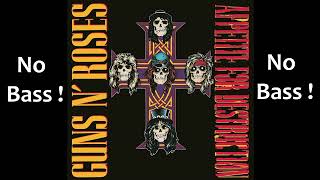 My Michelle  Guns N Roses  No Bass Guitar  Clic 