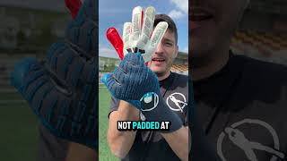 Amateur VS Pro Goalkeeper gloves 🧤 #goalkeeper #goalkeepergloves