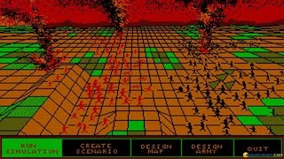 UMS - Universal Military Simulator gameplay (PC Game, 1987) screenshot 4