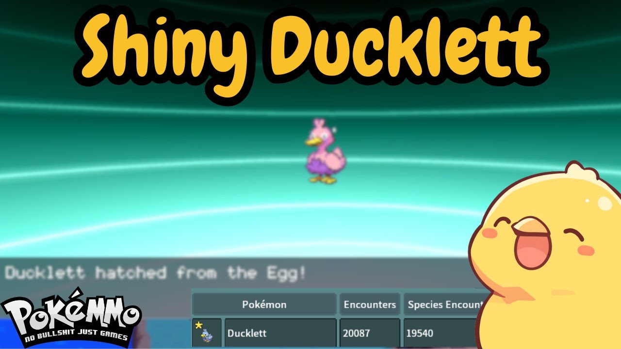 PokeMMO Finaly hatched my Ducklett EGG