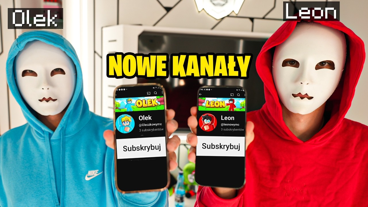 OLEK i LEON ZAŁOŻYLI KANAŁY na YOUTUBE!