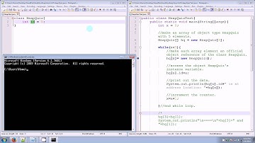 TheHeap - Java - Array Elements as Object Reference Variables