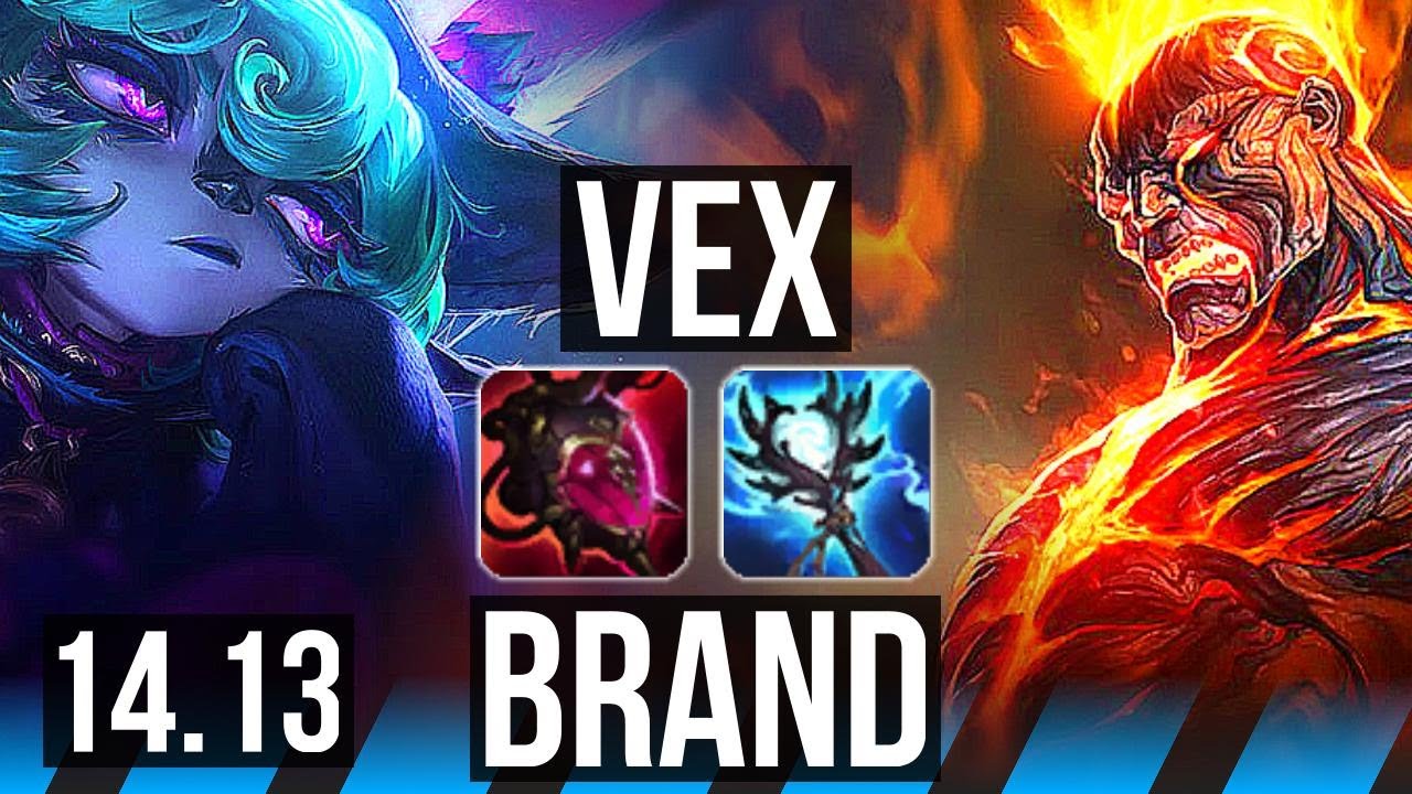 VEX vs BRAND (MID) | 10/2/7, Rank 8 Vex | VN Grandmaster | 14.13
