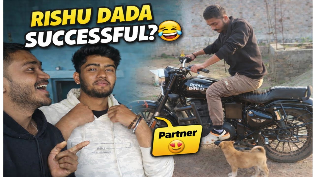 Rishu Dada Ki Success Story 😂 | Family Masti + Royal Enfield Ride 🏍️