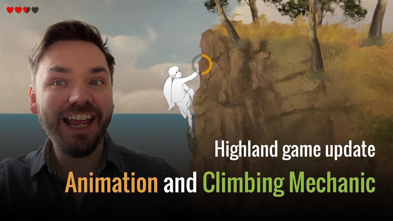 Highland game update: Animation and Climbing!
