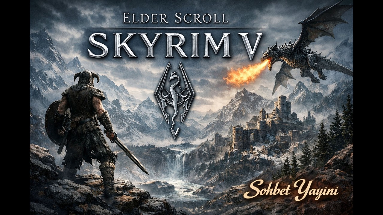 🔴Sahura Doğru | SKYRIM Evreninde Sohbet ve Muhabbet | Buyursunlar Efendim !