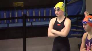Audrey at Bay State Meet 2017