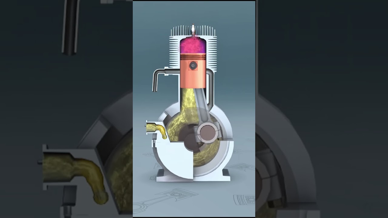 two stroke diesel engine 