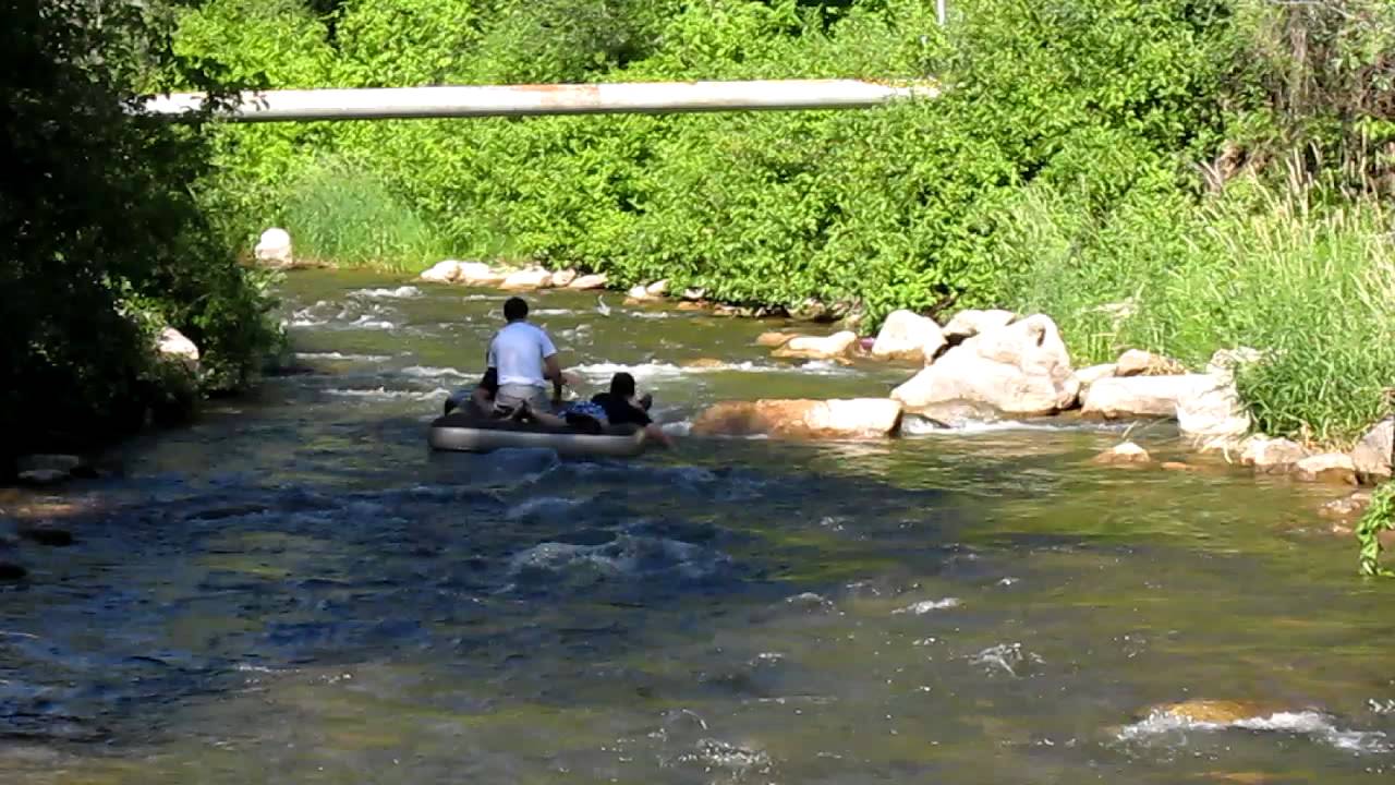 Floating River with Air Mattresses! YouTube
