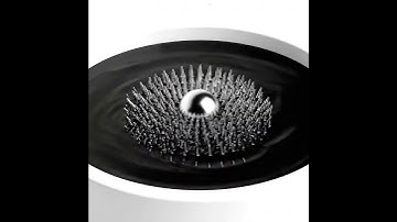 Incredible Ferrofluid Forms a Crown Around a Magnet #animation #cgi #satisfying #simulation