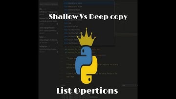 Python Revision Tour | CBSE-12 | Using slices for List Modification | Making True copy of a List