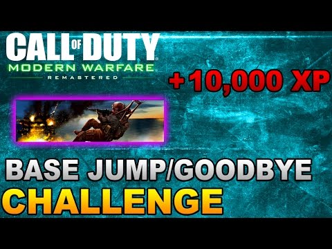 Modern Warfare Remastered: 'Base Jump' and 'Goodbye' Multiplayer challenges (Fast/Easy xp!)