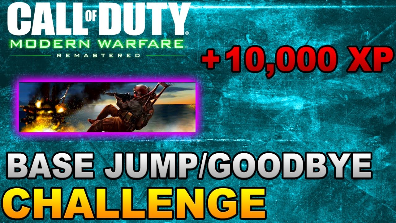 Modern Warfare Remastered: 'Base Jump' and 'Goodbye' Multiplayer challenges (Fast/Easy xp!)