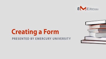 Emercury V5 - Creating a Form