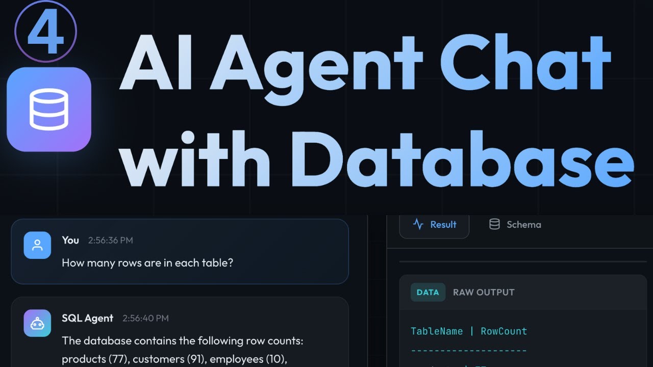 AI Agent Chat with Database Tutorial  - 4, Backend II 