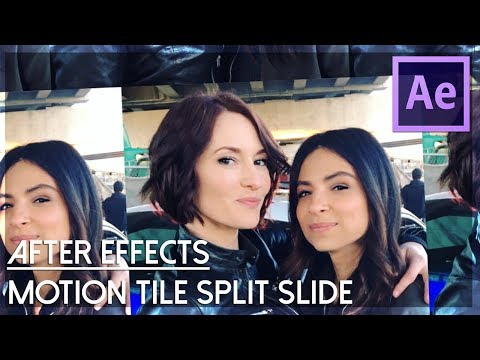 after effects | tile split slide tutorial