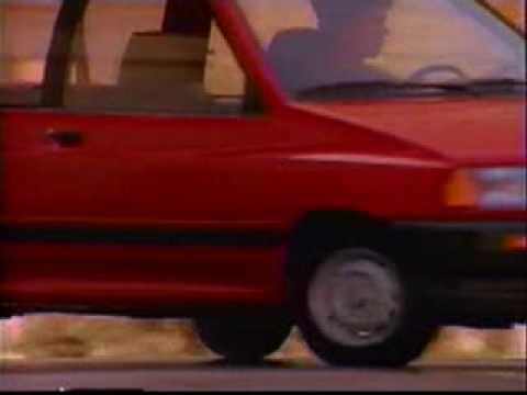 Ford Festiva TV commercial 1988