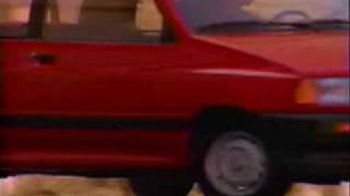 Ford Festiva TV commercial 1988
