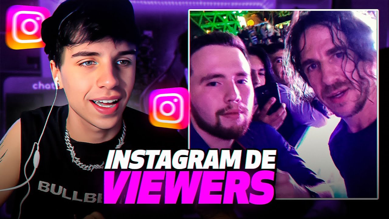 REACCIONANDO a INSTAGRAM de VIEWERS